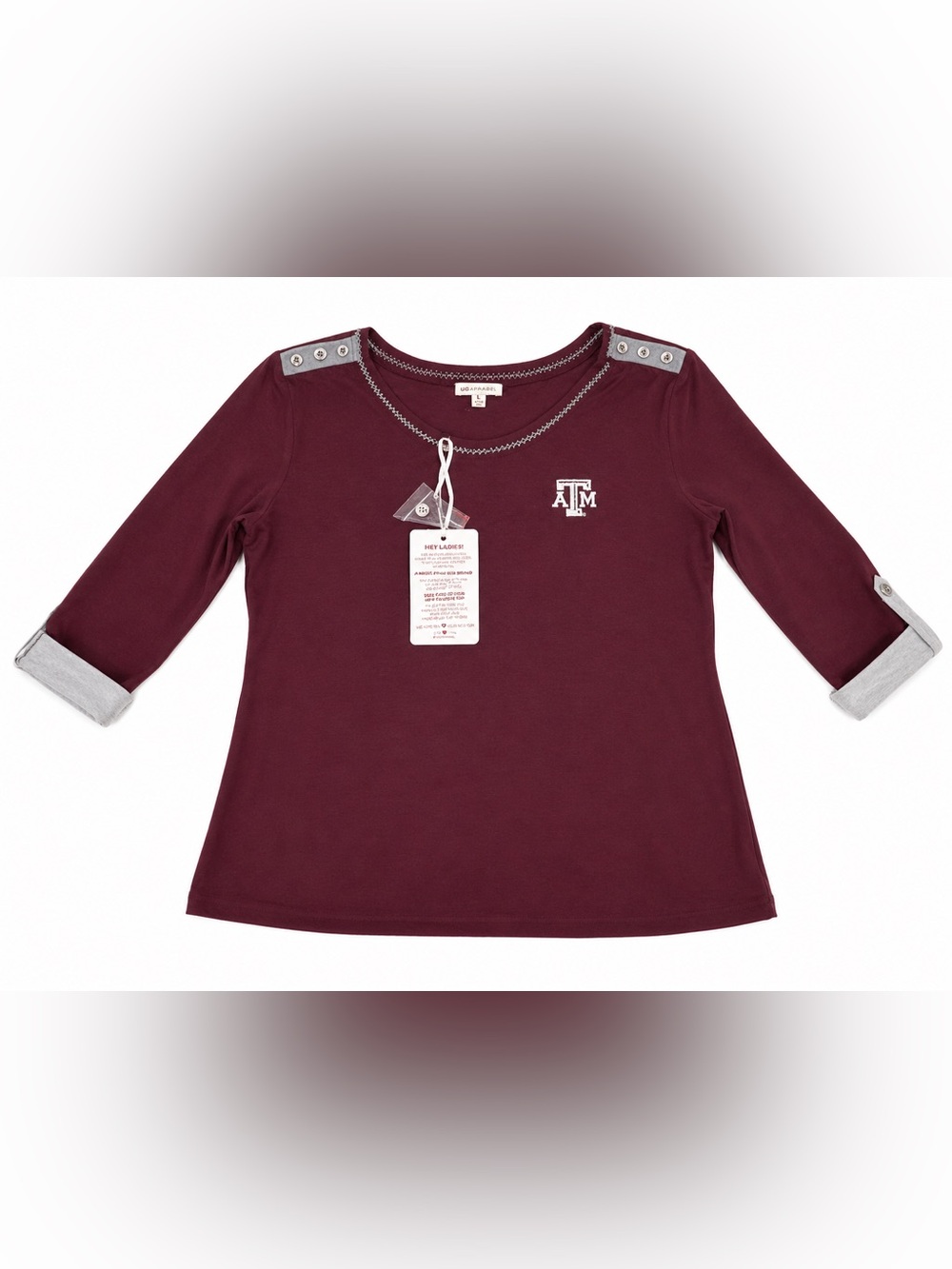 Texas A&M Maroon Long Sleeve Tee